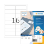 Herma étiquettes jet d'encre 10780 A4 97 x 33,8 mm (1280 étiquettes) - blanc 230825 - 1