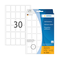 Herma 10608 étiquettes amovibles multifonction 19 x 27 mm (720 étiquettes) - blanc 230809