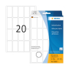 Herma 10609 étiquettes amovibles multifonction 19 x 40 mm (480 étiquettes) - blanc