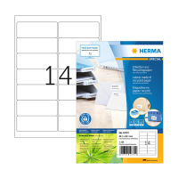 Herma 10731 étiquettes universelles recyclées A4 99,1 x 38,1 mm (1120 étiquettes) - blanc 230840