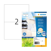 Herma 10737 étiquettes universelles recyclées A4 210 x 148 mm (160 étiquettes) - blanc 230832