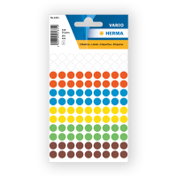 Herma 1831 pastilles adhésives Ø 8 mm (540 étiquettes) - assortiment 1831 360163