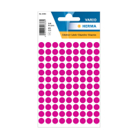 Herma 1836 pastilles de marquage Ø 8 mm (540 étiquettes) - rose 231018