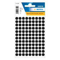 Herma 1849 pastilles de marquage Ø 8 mm (540 étiquettes) - noir 1849 230422