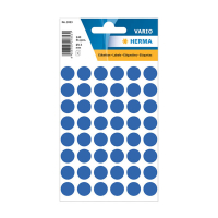 Herma 1853 pastilles de marquage Ø 13 mm (240 étiquettes) - bleu foncé 230980