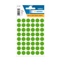 Herma 1855 pastilles de marquage Ø 13 mm (240 étiquettes) - vert 230981