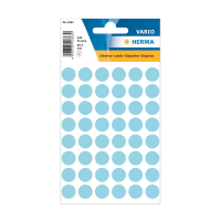 Herma 1863 pastilles de marquage Ø 13 mm (240 étiquettes) - bleu 230979