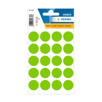 Herma 1875 pastilles de marquage Ø 19 mm (100 étiquettes) - vert 230995