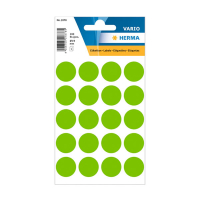 Herma 1878 pastilles de marquage Ø 19 mm (100 étiquettes) - vert fluo 230991