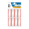 Herma 1902 étiquettes de badge nominatif 54 x 19 mm (16 étiquettes) - blanc/rouge
