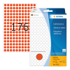 Herma 2212 étiquettes multifonction Ø 8 mm rondes (5632 étiquettes) - rouge