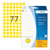 Herma 2231 pastilles de marquage Ø 13 mm rondes (2464 étiquettes) - jaune