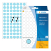 Herma 2233 étiquettes multifonction Ø 13 mm rondes (2464 étiquettes) - bleu