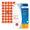 Herma 2252 pastilles de marquage Ø 19 mm rondes (1280 étiquettes) - rouge