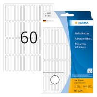 Herma 2300 étiquettes multi-usages 5 x 35 mm (1920 étiquettes) - blanc 2300 230426