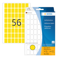 Herma 2341 étiquettes multifonction 12 x 18 mm (1792 étiquettes) - jaune 230659