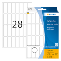 Herma 2360 étiquettes multi-usages 13 x 40 mm (896 étiquettes) - blanc 2360 230430