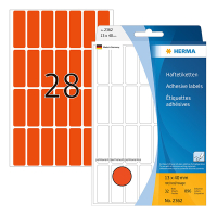 Herma 2362 étiquettes multifonction 13 x 40 mm (896 étiquettes) - rouge 230670