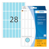 Herma 2363 étiquettes multifonction 13 x 40 mm (896 étiquettes) - bleu 230667