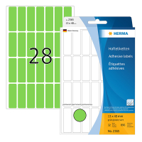Herma 2365 étiquettes multifonction 13 x 40 mm (896 étiquettes) - vert 230669