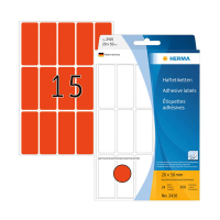 Herma 2416 étiquettes multifonctionnelles 20 x 50 mm (360 étiquettes) - rouge fluorescent 230920