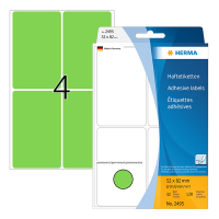 Herma 2495 étiquettes multifonction 52 x 82 mm (128 étiquettes) - vert 230694
