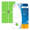 Herma 2495 étiquettes multifonction 52 x 82 mm (128 étiquettes) - vert