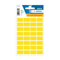 Herma 3641 étiquettes multifonctionnelles 12 x 18 mm (160 étiquettes) - jaune 231020