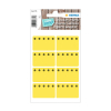 Herma 3771 étiquettes de congélation 26 x 40 mm (48 étiquettes) - jaune fluorescent