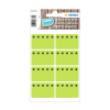 Herma 3775 étiquettes de congélation 26 x 40 mm (48 étiquettes) - vert fluorescent