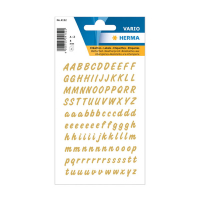 Herma 4152 étiquettes A-Z 8 mm (238 étiquettes) - or/transparent 230961