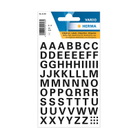 Herma 4158 étiquettes A-Z 10 mm (74 étiquettes) - noir 230957
