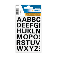 Herma 4163 étiquettes A-Z 15 mm (36 étiquettes) - noir 230958