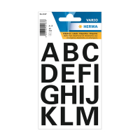 Herma 4167 étiquettes A-Z 25 mm (30 étiquettes) - noir 230960