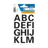 Herma 4167 étiquettes A-Z 25 mm (30 étiquettes) - noir