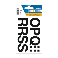 Herma 4188 étiquettes A-Z 33 mm, section O à Z (22 étiquettes) - noir 230967
