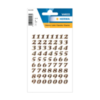 Herma 4193 étiquettes 0-9 8 mm (64 étiquettes) - or 230947