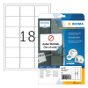 Herma 4203 étiquettes amovibles A4 63,5 x 46,6 mm (450 étiquettes) - blanc 230645 - 1
