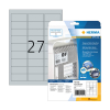 Herma 4222 étiquette de signalisation A4 63,5 x 29,6 mm (675 étiquettes) - argent