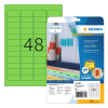 Herma 4369 étiquettes amovibles A4 45,7 x 21,2 mm (960 étiquettes) - vert