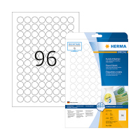 Herma 4386 étiquettes détachables rondes Ø 20 (2400 étiquettes) 4386 230400