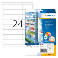 Herma 4389 étiquettes pour congélateur A4 66 x 33,8 mm (600 étiquettes) - blanc 4389 230480