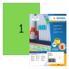 Herma 4404 étiquettes adhésives permanentes A4 210 x 297 mm (100 étiquettes) - vert