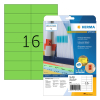 Herma 4554 étiquettes amovibles A4 105 x 37 mm (320 étiquettes) - vert