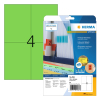 Herma 4564 étiquettes amovibles A4 105 x 148 mm (80 étiquettes) - vert