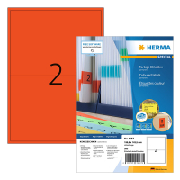 Herma 4567 étiquettes adhésives permanentes A4 199,6 x 143,5 mm (200 étiquettes) - rouge 230790