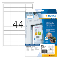Herma 4572 étiquettes en film amovibles résistantes aux intempéries A4 48,3 x 25,4 mm (880 étiquettes) - blanc 230511