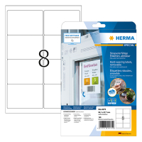 Herma 4575 étiquettes en film amovibles résistantes aux intempéries A4 99,1 x 67,7 mm (160 étiquettes) - blanc 230512