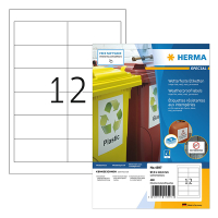 Herma 4597 étiquettes résistantes aux intempéries A4 97 x 42,3 mm (480 étiquettes) - blanc 230746