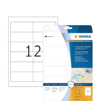 Herma 4682 étiquettes transparentes A4 97 x 42,3 mm (300 étiquettes) - mat 230913